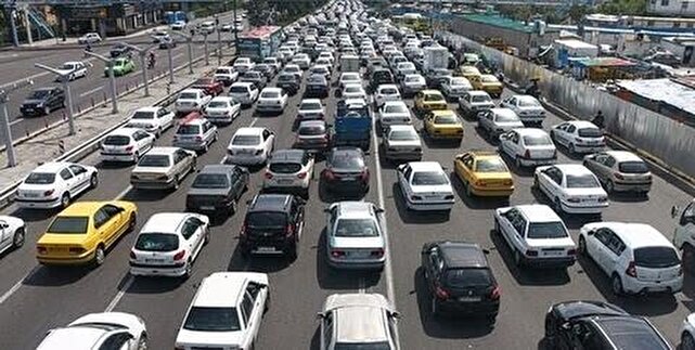 آخرین وضعیت ترافیکی آزادراه کرج تهران در ۱۴ اردیبهشت