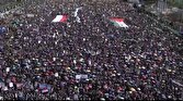 راهپیمایی میلیونی یمنی‌ها در همبستگی با ملت فلسطین در نوار غزه