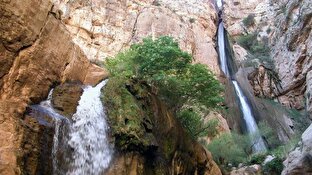 باشگاه خبرنگاران -آبشار‌های زیبا در بیستون کرمانشاه + فیلم