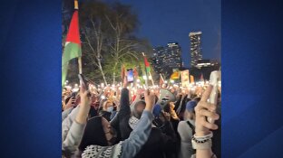 باشگاه خبرنگاران -تظاهرات ضدصهیونیستی در دانشگاه‌های کانادا + فیلم