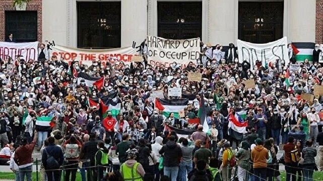پمپاژ دروغ‌های رسانه‌ای علیه دانشجویان معترض دانشگاه‌های آمریکا + فیلم