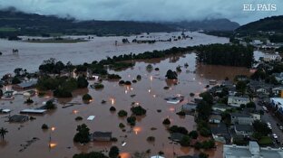 باشگاه خبرنگاران -تصاویر سیل شدید در برزیل در پی بارندگی‌های اخیر