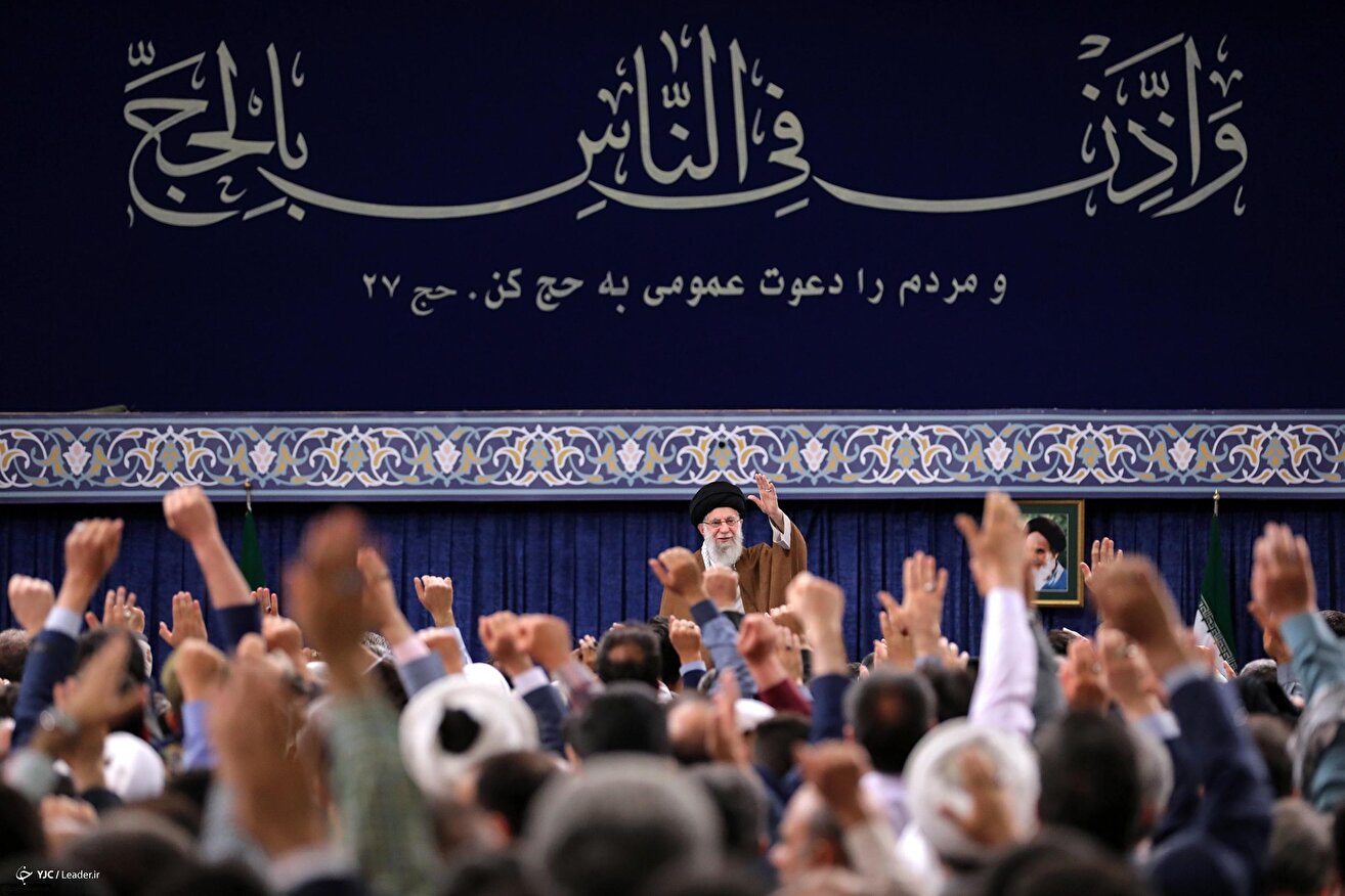 دیدار کارگزاران حج با رهبر انقلاب اسلامی