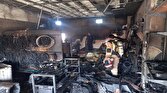 باشگاه خبرنگاران -جدال با شعله‌های آتش در تعمیرگاه لوازم خانگی 