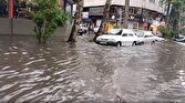 باشگاه خبرنگاران -آبگرفتگی معابر رشت در پی بارش شدید باران + فیلم