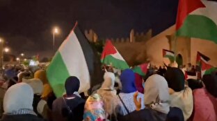 باشگاه خبرنگاران -تداوم تظاهرات ضدصهیونیستی در پایتخت مراکش + فیلم