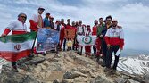 باشگاه خبرنگاران -صعود تیم‌های عملیاتی هلال احمر کردستان به قله «چهل چشمه»