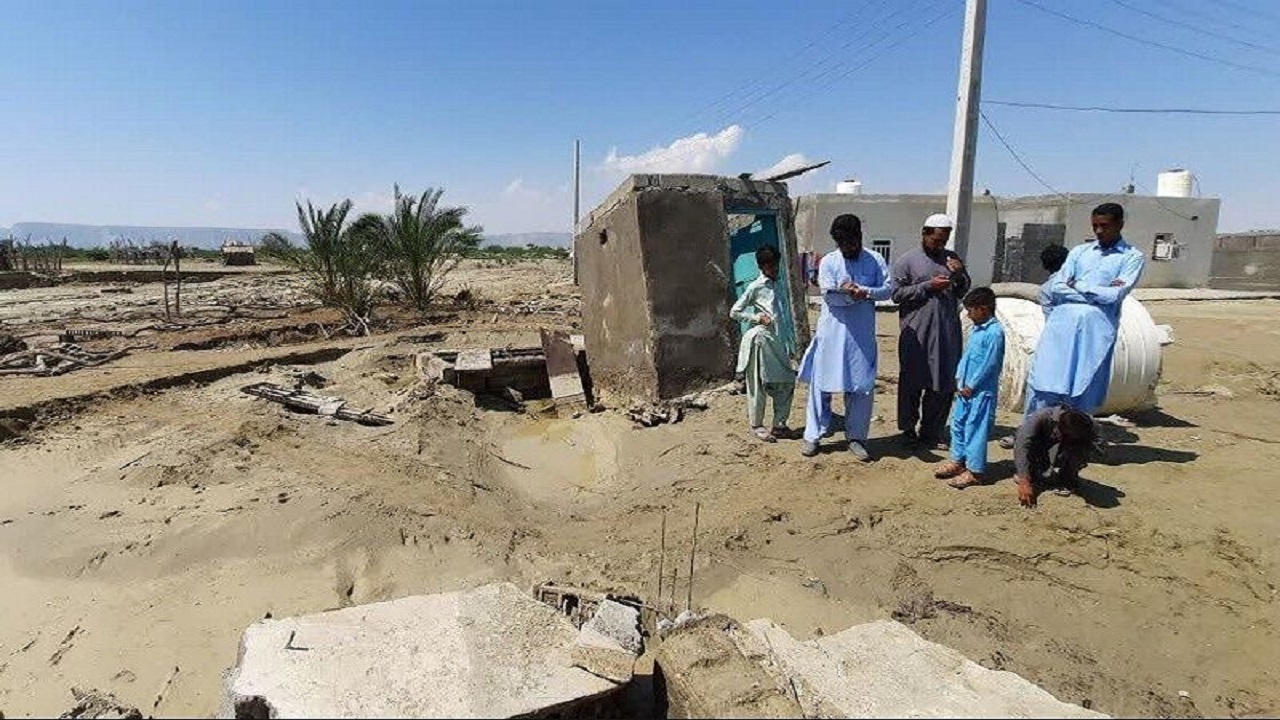 سیلاب به بیش از ۲ هزار و ۱۵۰  واحد مسکونی سیستان و بلوچستان خسارت زد