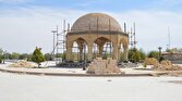 باشگاه خبرنگاران -پیشرفت ساخت یادمان شهید گمنام شهرستان اشکذر