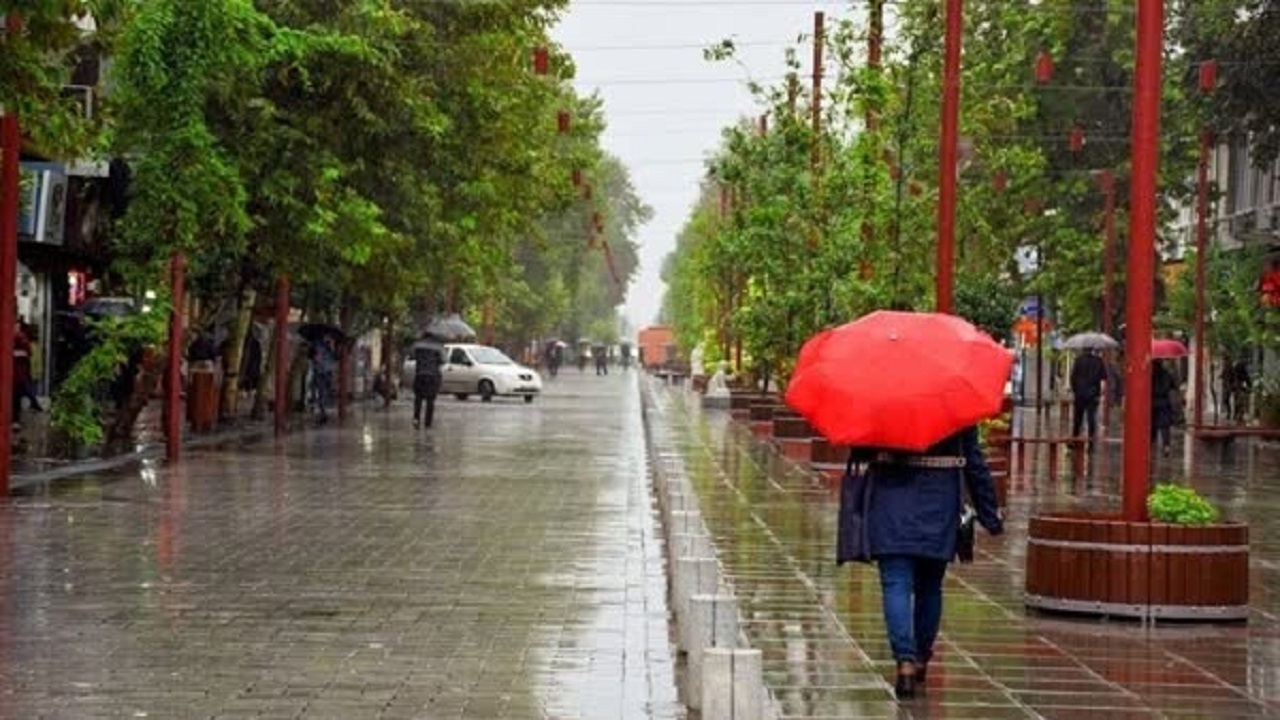 تداوم شرایط جوی ناپایدار و بارش باران در اردبیل