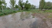 باشگاه خبرنگاران -بارش رحمت الهی به وقت بهار در روستای توآباد + فیلم