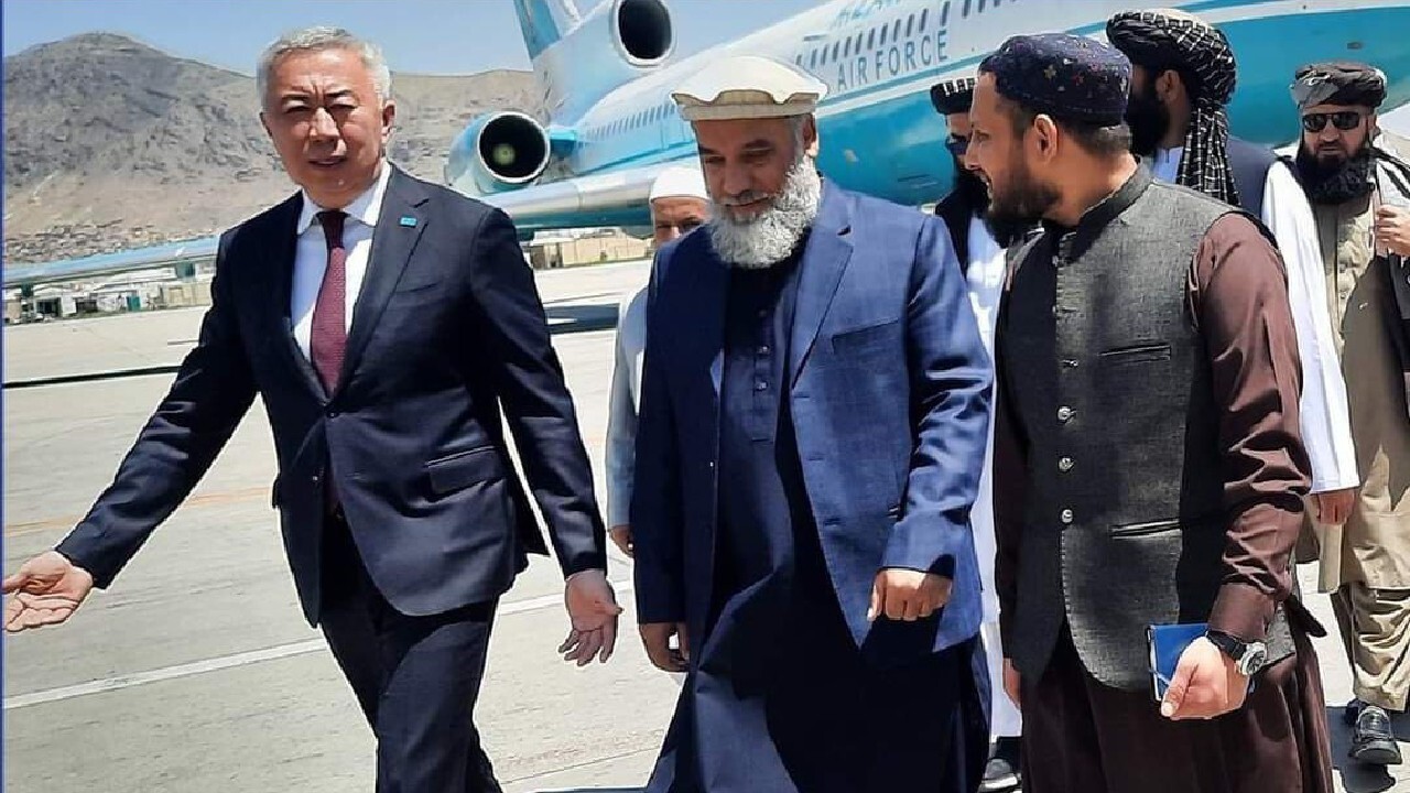 ورود هیات قزاقستان به کابل