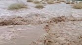 باشگاه خبرنگاران -خروش رودخانه فصلی در حاشیه جاده آران و بیدگل بر اثر بارش باران + فیلم