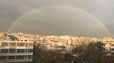 باشگاه خبرنگاران -رخ نمایی رنگین کمان در آسمان شهرکرد پس از بارش باران + فیلم