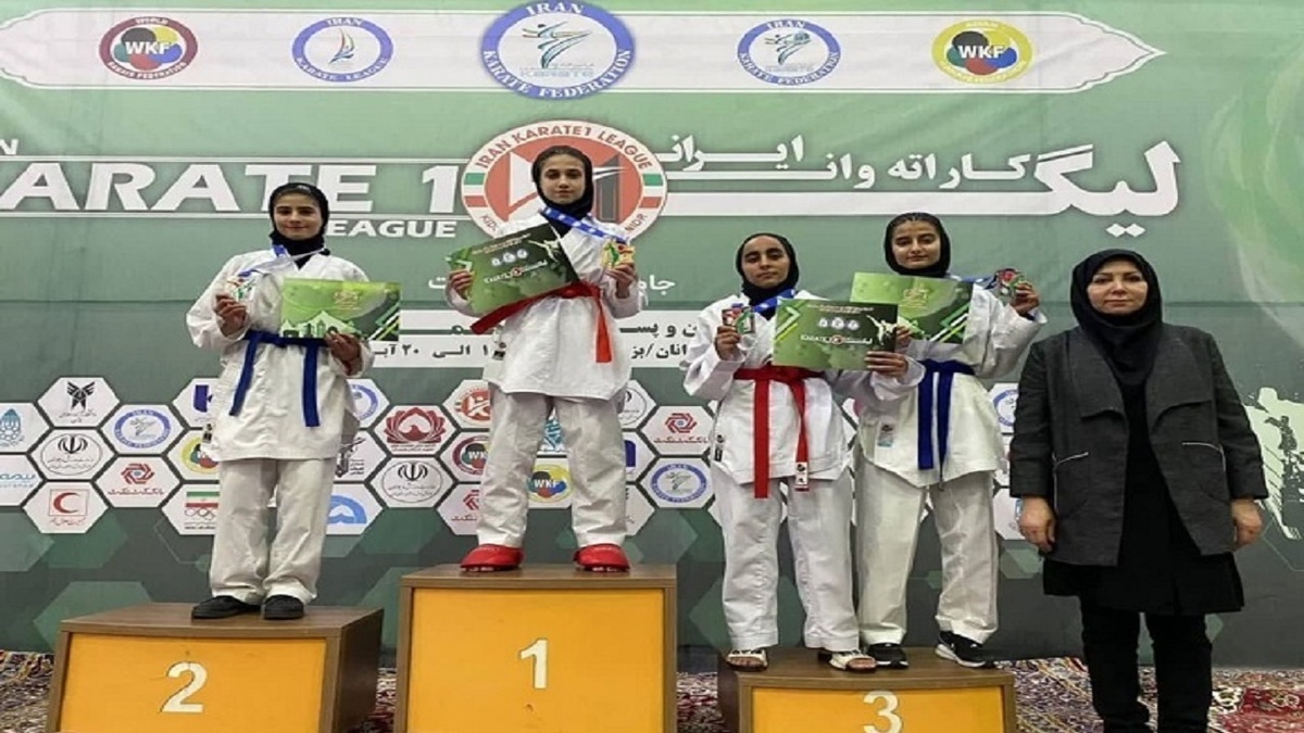 باشگاه خبرنگاران -دو نشان برنز، سهم همدان از پیکار‌های کاراته یک دختران کشور