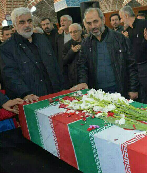 مراسم وداع با شهید گمنام