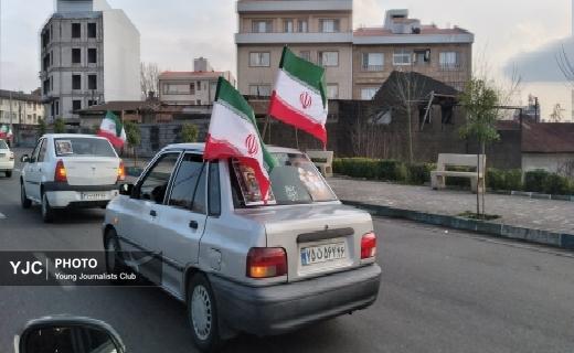 رژه خودرویی  پیامبر مهربانی ها در رشت + تصاویر