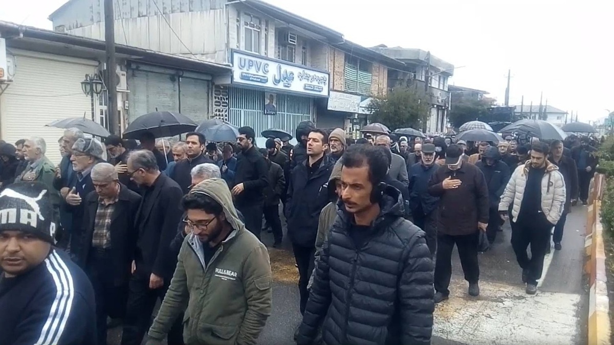 باشگاه خبرنگاران -مراسم سوگواری شهادت رهبر انقلاب در کلاچای از لنز دوبین شهروندخبرنگار