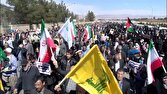 فریاد استکبارستیزی در سمنان طنین‌انداز شد + فیلم و تصاویر