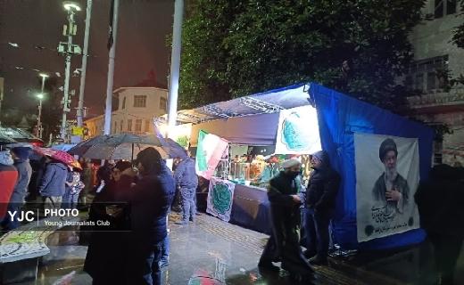 میدان داری مواکب اربعین حسینی گیلان در عزاداری های شبانه