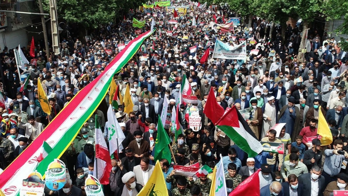 باشگاه خبرنگاران -برگزاری راهپیمایی روز جهانی قدس در بیش از ۲۰۰ نقطهٔ کرمان