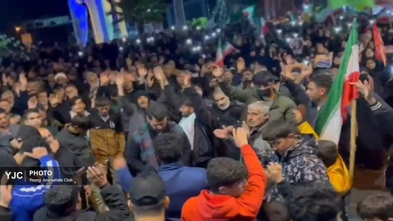تجمع خونخواهی امام شهید در کوهدشت آغاز شد + فیلم