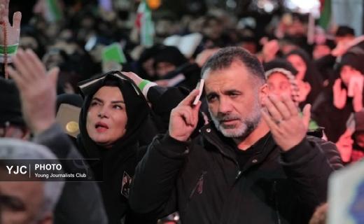 شب قدر در میدان شهدای ذهاب رشت + عکس و فیلم