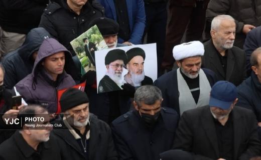 جلوه ای از حضوردشمن شکن مردم رشت در راهپیمایی روز جهانی قدس