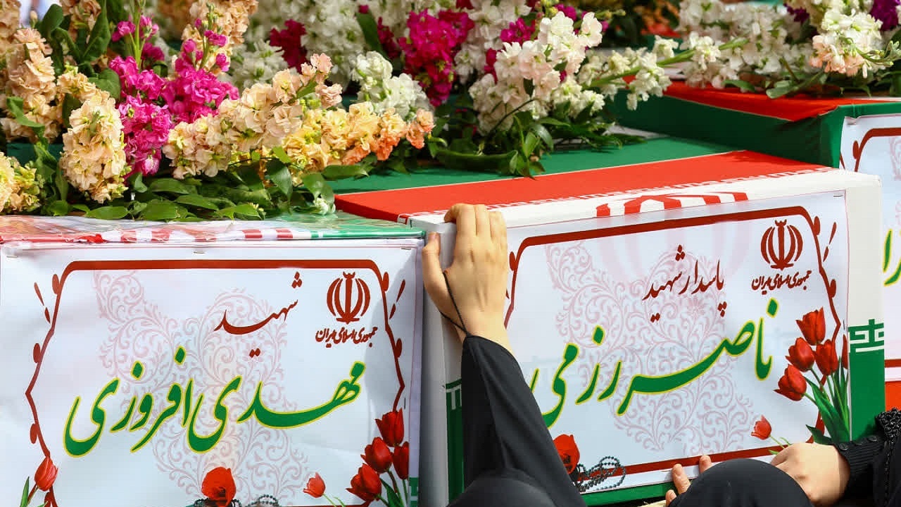 تشییع پیکر شهدای اقتدار در تبریز + تصاویر