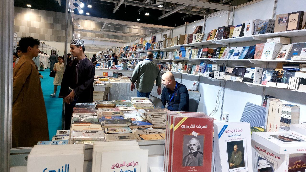 غرفه های کتاب در نمایشگاه کتاب مسقط