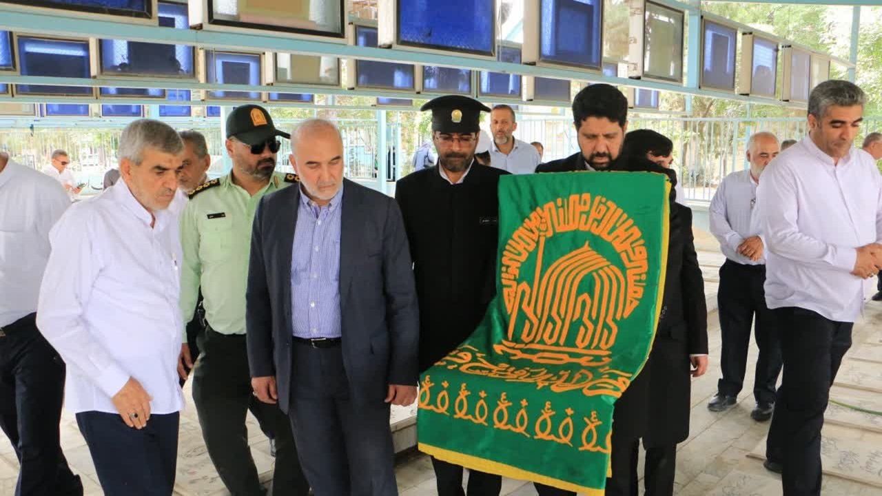بوی حرم رضوی با حضور خادمیاران رضوی در ماهشت پیچید + عکس
