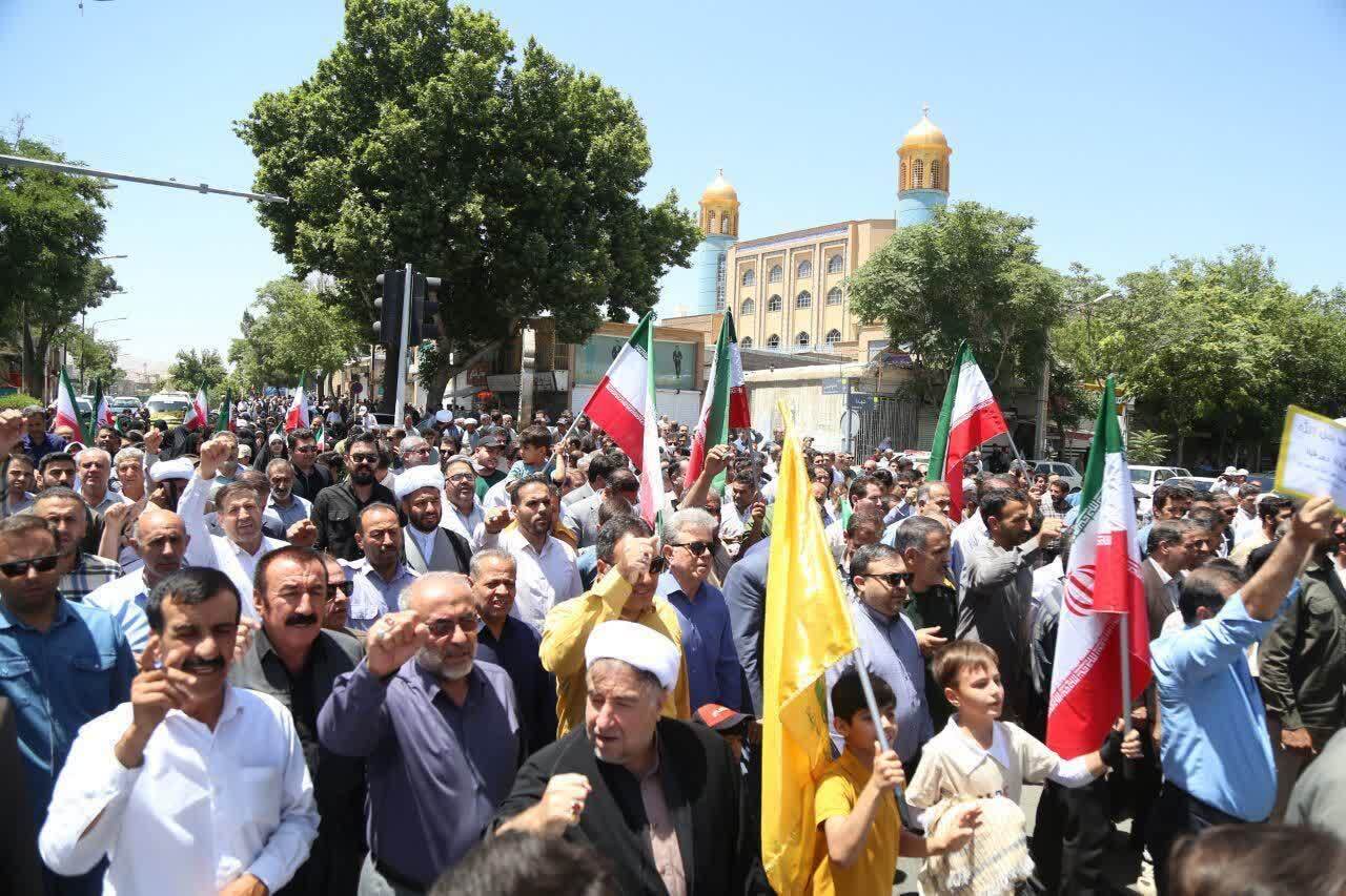 راهپیمایی جمعه خشم و نصر در سنندج + فیلم
