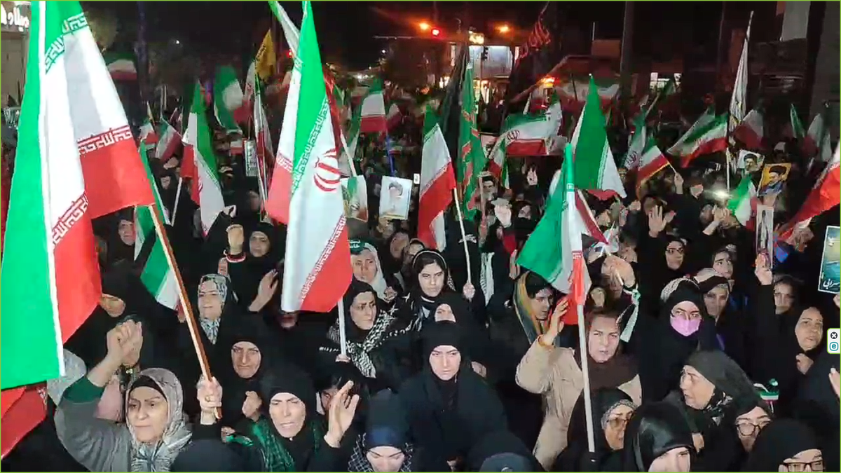 باشگاه خبرنگاران -فیلمی از حال و هوای نهاوند در شب‌های اقتدار و مقاومت