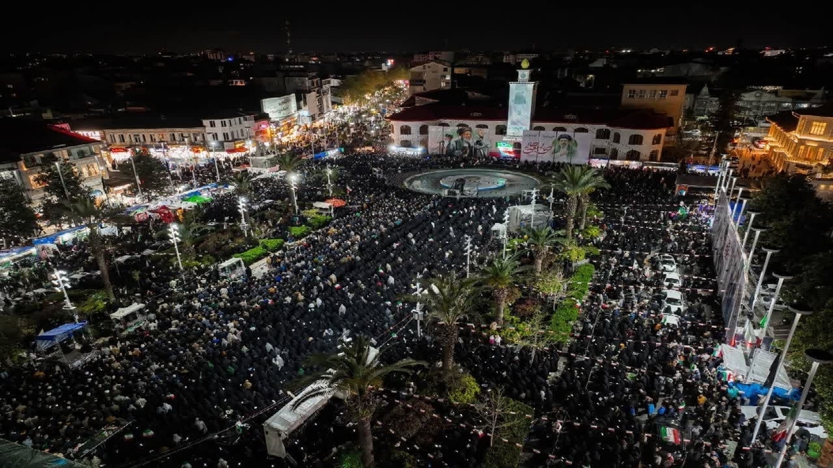 باشگاه خبرنگاران -قرار سی و چهارم؛ میدان شهدای ذهاب رشت مملو از خشم و استقامت + فیلم