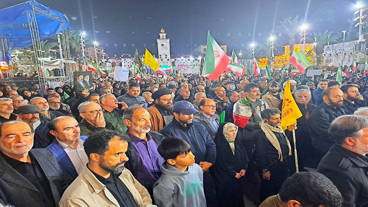 باشگاه خبرنگاران -طنین الله اکبر گیلانیان در سی و هفتمین شب خونخواهی رهبر شهید انقلاب + فیلم