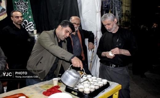 میدان داری مواکب اربعین حسینی گیلان در قرار های شبانه + عکس و فیلم