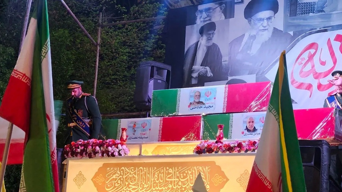 باشگاه خبرنگاران -تشییع باشکوه پیکر مطهر شهید سید مجید خادمی در تهران