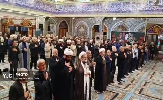 مراسم شهدای روحانی در آستانه اشرفیه + تصاویر
