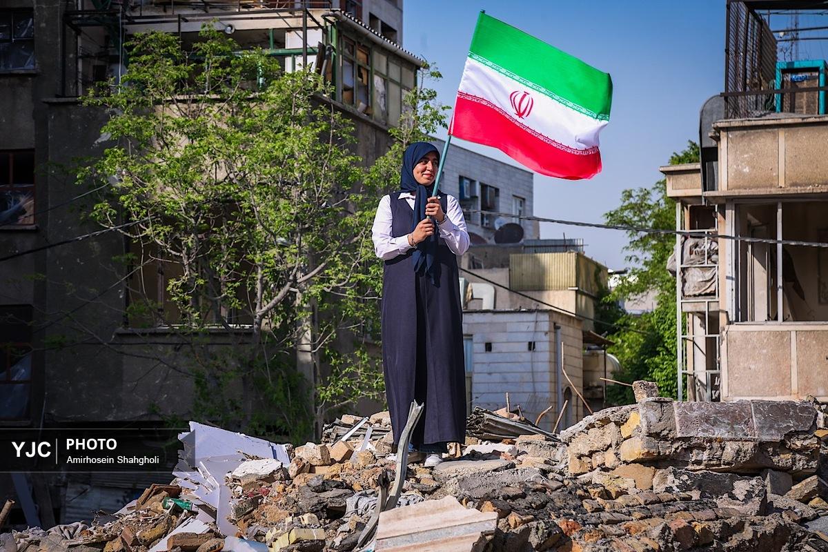 آثار حملات هوایی صهیونیستی آمریکایی به پژوهشگاه فضایی ایران