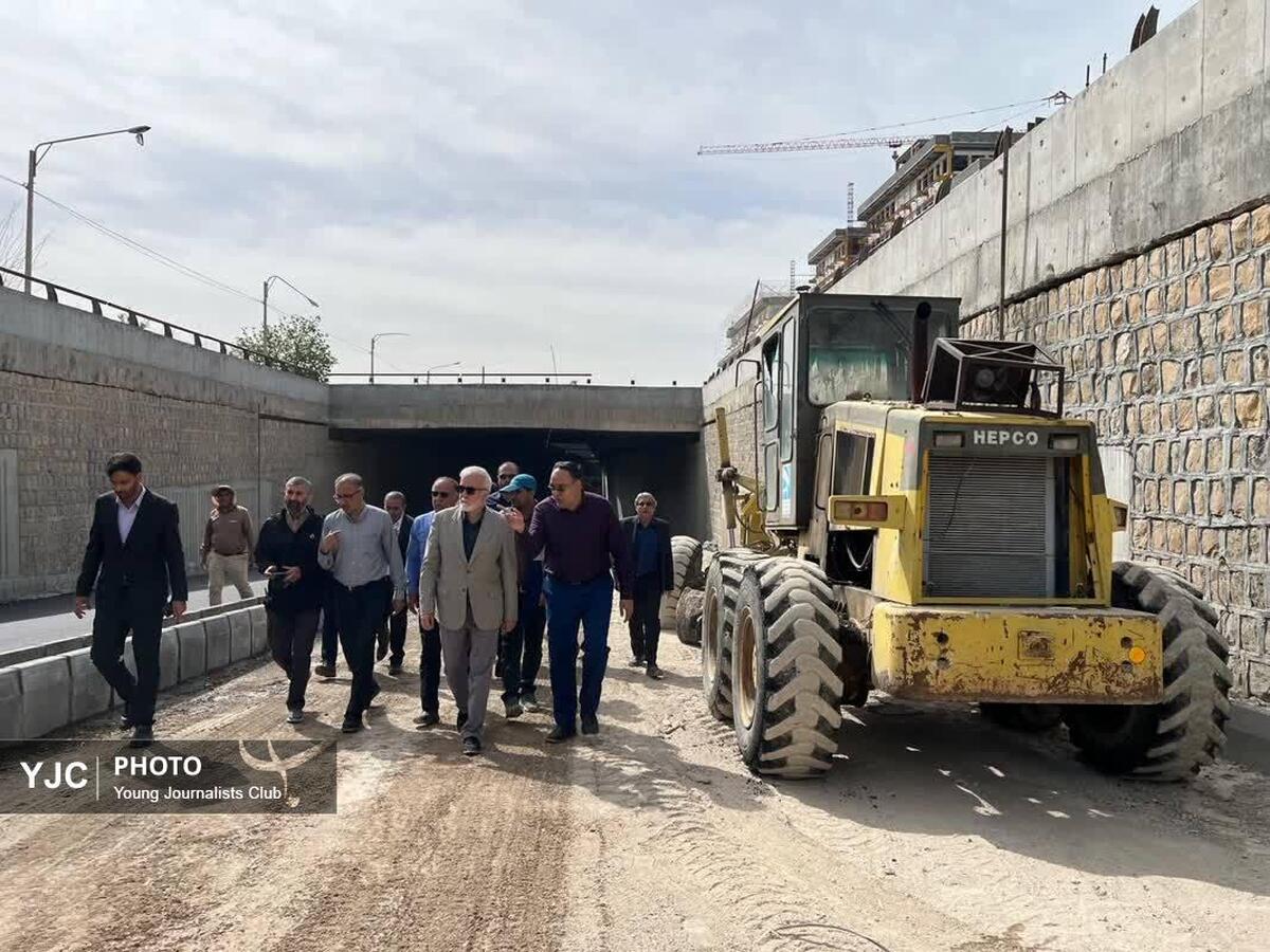 باشگاه خبرنگاران -زیرگذر شهید عباسی یکی از بزرگ‌ترین پروژه‌های ترافیکی شیراز است