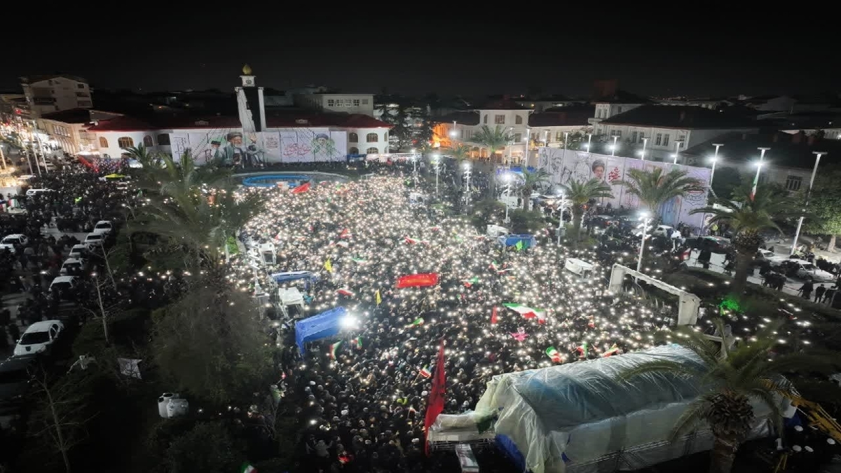 باشگاه خبرنگاران -تداوم قرار شبانه در میدان مقاومت رشت+ عکس و فیلم‌