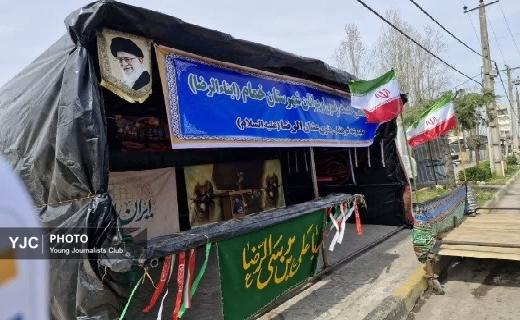میدان داری نوجوانان خدمت رضوی شهرستان خمام در جنگ رمضان + عکس و فیلم