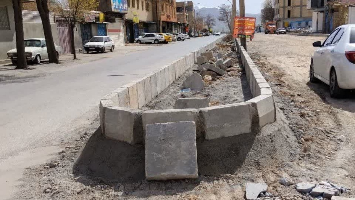 باشگاه خبرنگاران -کاهش ترافیک با اجرای پروژه تعریض خیابان بوعلی‌سینا + فیلم