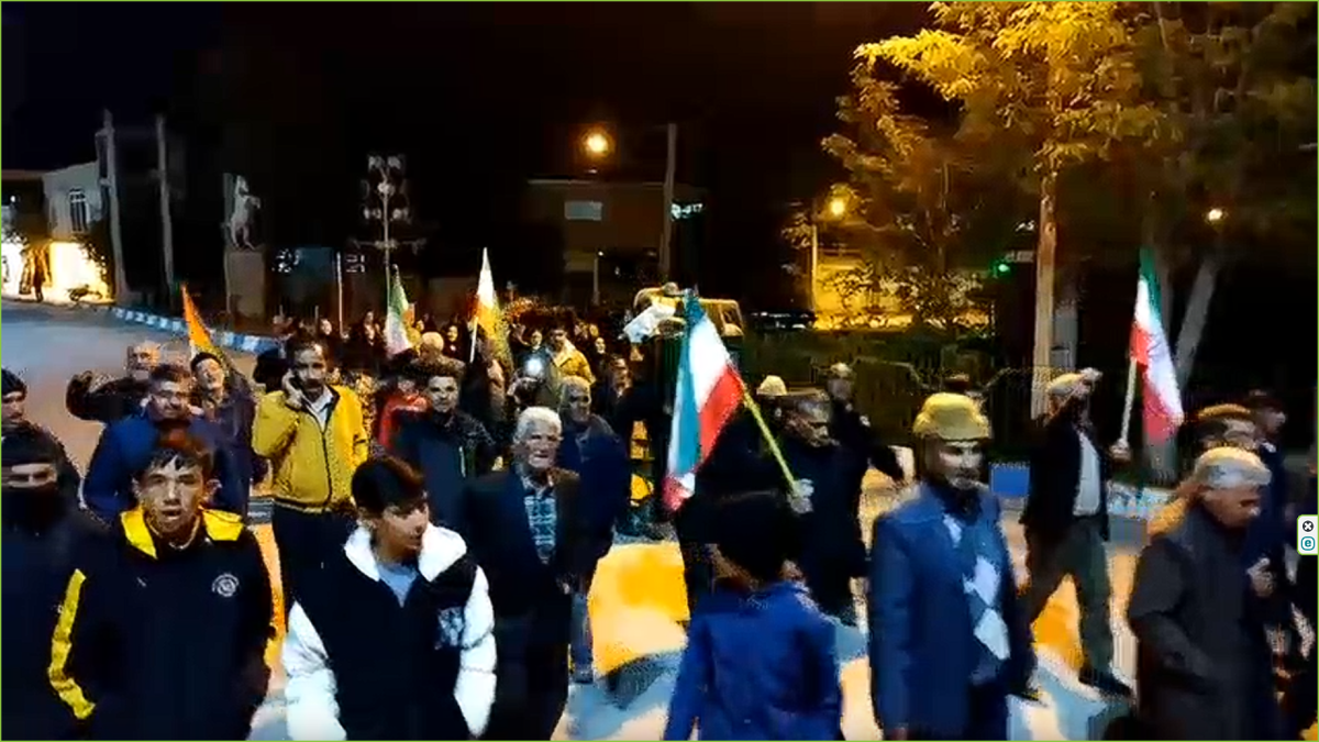 باشگاه خبرنگاران -تداوم حضور باشکوه و حماسی مردم انقلابی نردین در شب‌های اقتدار + فیلم