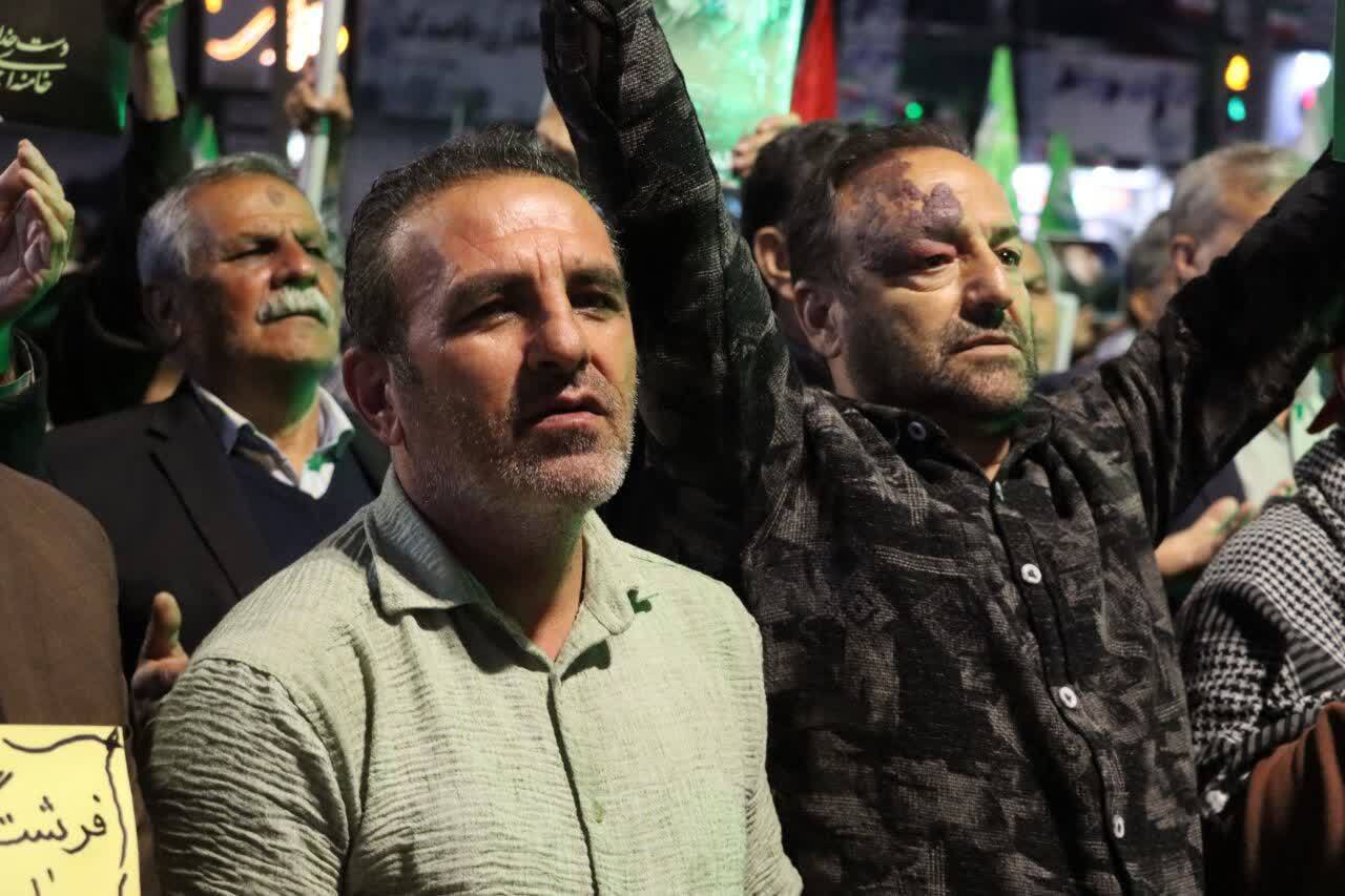 تجمع خودجوش مردم انقلابی ماهدشت در حمایت از رهبری