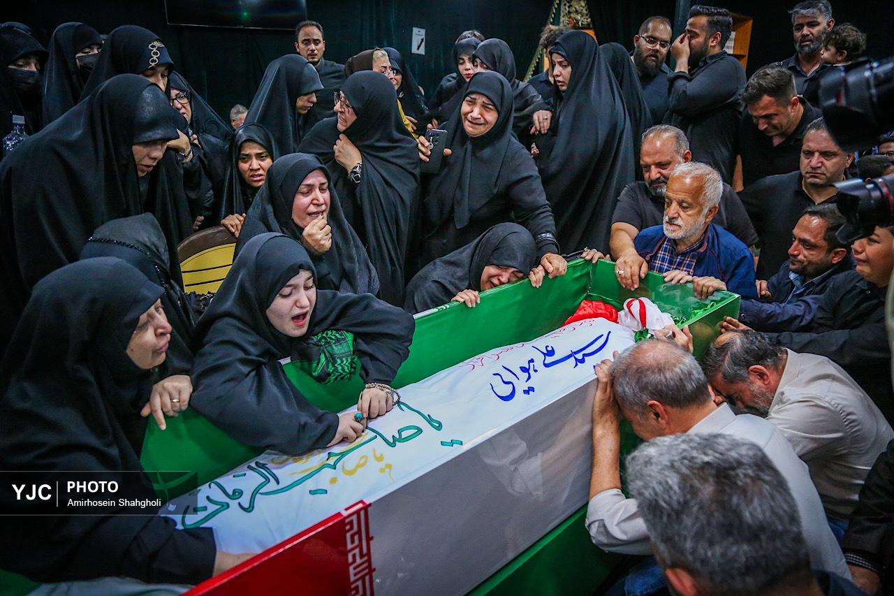 آیین وداع با پیکر پاک شهید سیدعلی هوایی در تهران
