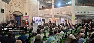 آیین بزرگداشت سردار شهید مجید خادمی در شیراز + فیلم