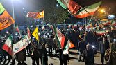 استقبال جالب جوانان انقلابی شهر تهران از عروس و داماد در تجمعات مردمی