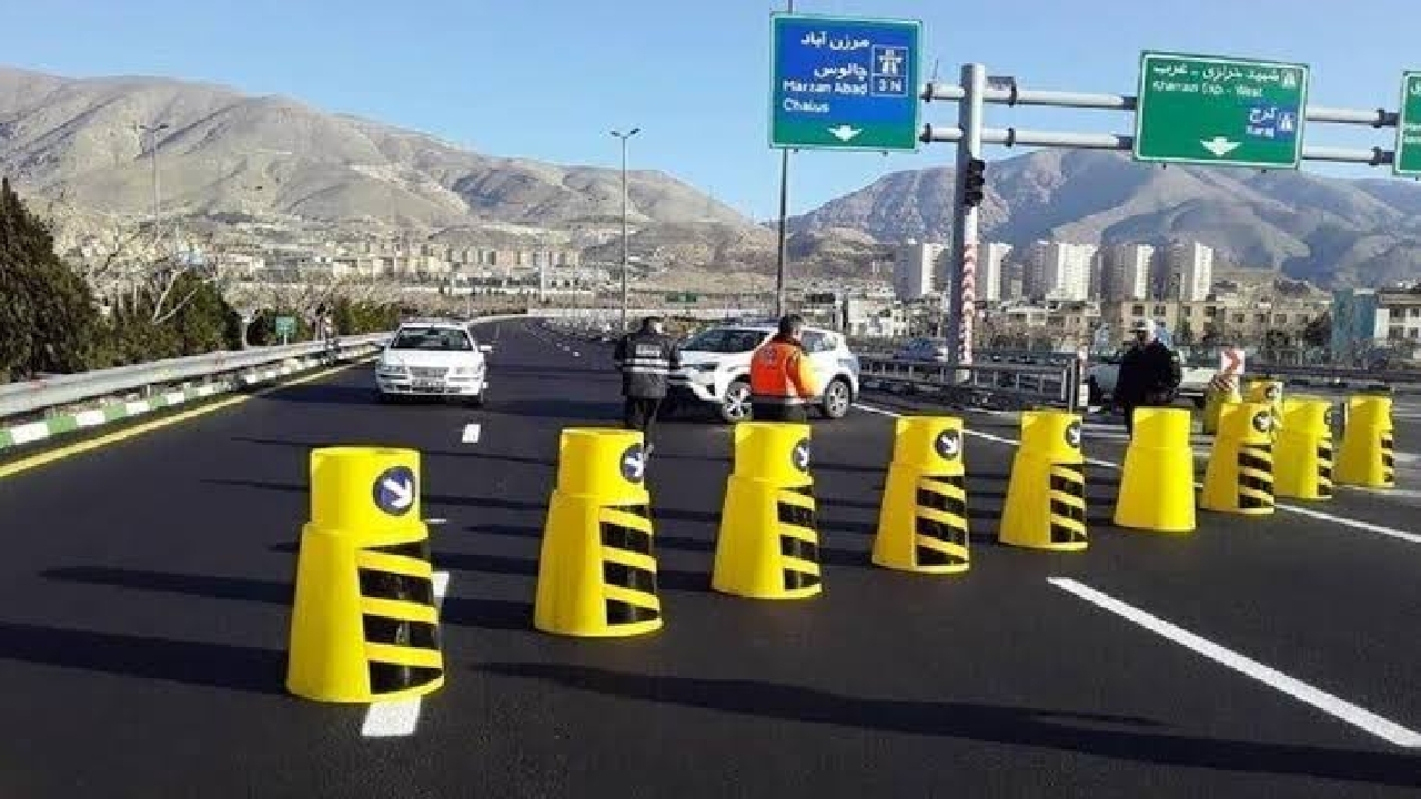 جاده چالوس از ساعت ۱۴ امروز یکطرفه می‌شود