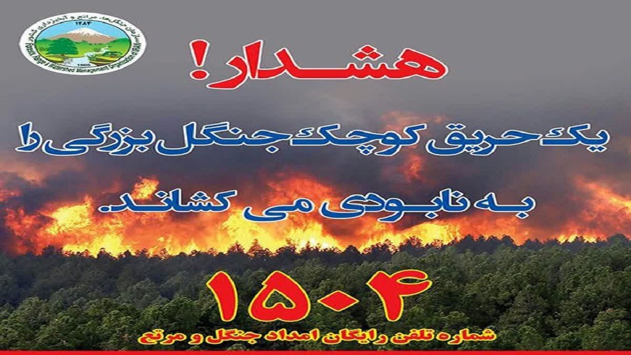 افزایش خطر آتش‌سوزی در جنگل‌ها و مراتع خراسان جنوبی؛ مردم هوشیار باشند